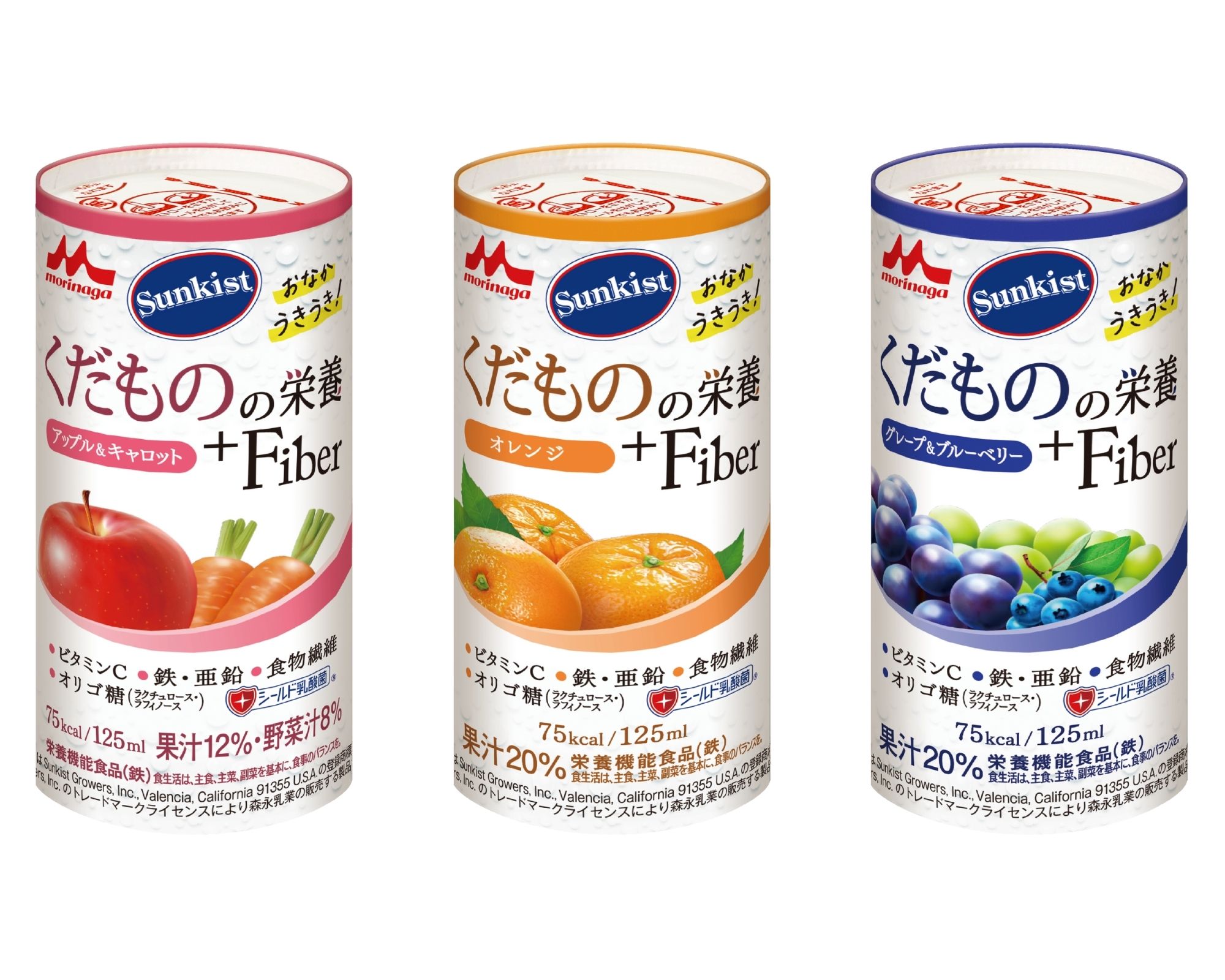 Sunkistくだものの栄養＋Fiber